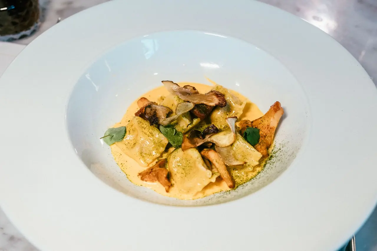 Metsäsieniravioli